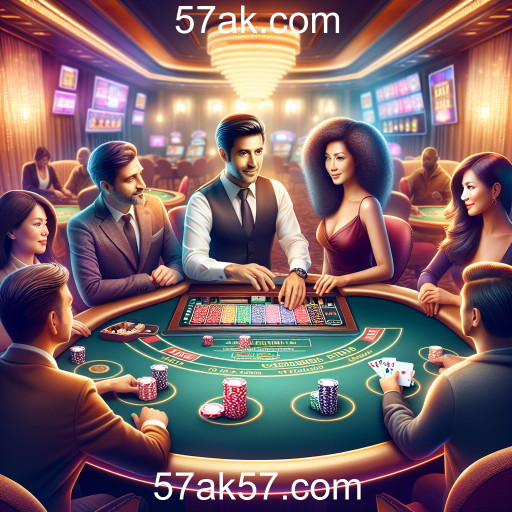 A Experiência do Cassino Ao Vivo em 57ak.com